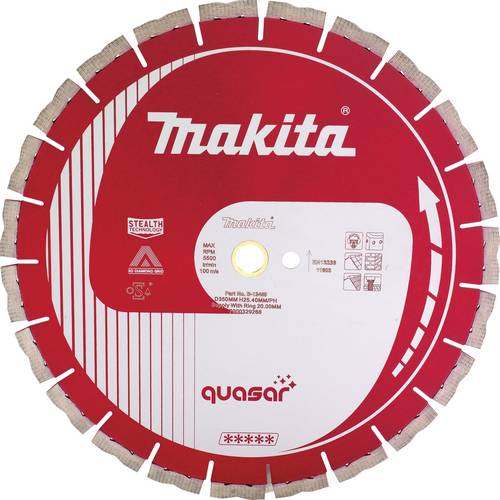 Makita B-13465 Diamanttrennscheibe 350mm 1 St. Asphalt, Backstein, Beton, Beton, Beton, Dachziegel, von Makita