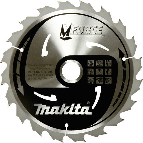 Makita B-32063 Kreissägeblatt 235 x 30 x 1.6mm Zähneanzahl: 24 1St. von Makita