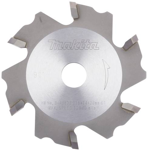 Makita B-48832 Nutfräser Hartmetall Produktabmessung, Ø 118mm 1 Stück von Makita