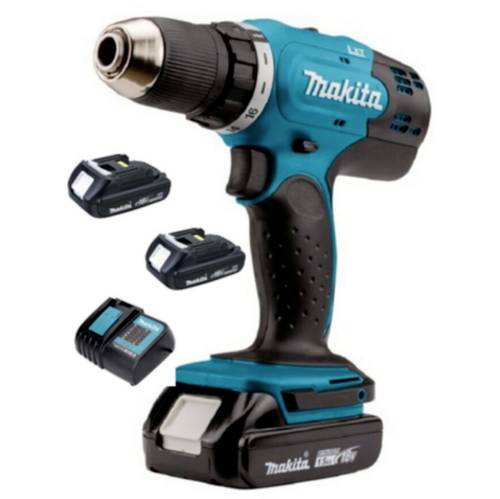 Makita DDF453SYX4 Akku-Bohrschrauber 18V 1.5Ah Li-Ion inkl. Akku, inkl. 2. Akku von Makita