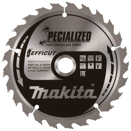 Makita E-08682 Kreissägeblatt 185 x 30 x 1.45mm Zähneanzahl: 24 1St. von Makita