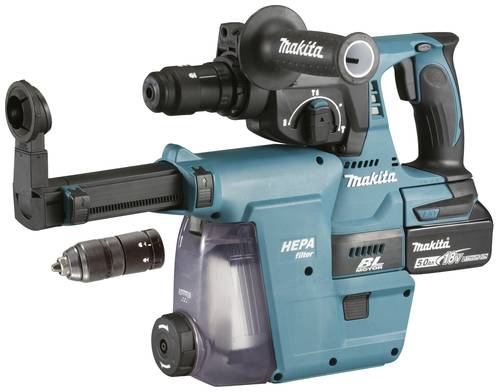 Makita SDS-Plus-Akku-Kombihammer 18V 5Ah inkl. Ladegerät von Makita