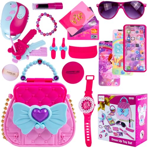 MalPlay Handtasche Kinder Beauty Kit Makeup Schminke Spiegel Schlüssel ab 3 Jahre von MalPlay