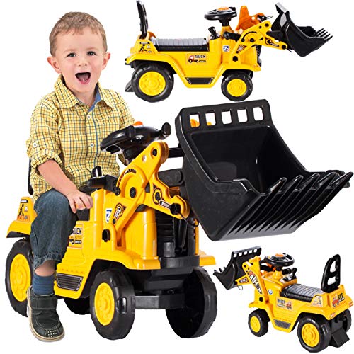 MalPlay Rutschauto Bagger mit Nachttopf | beweglicher Löffel | Rutscherfahrzeug | Spielecenter für Babys Geburtstagsgeschenk | Aufsitzbagger für Kinder ab 2 Jahren MalPlay Rutschauto Bagger mit Nachttopf | beweglicher Löffel | Rutscherfahrzeug | Spielecenter für Babys Geburtstagsgeschenk | Aufsitzbagger für Kinder ab 2 Jahren von MalPlay