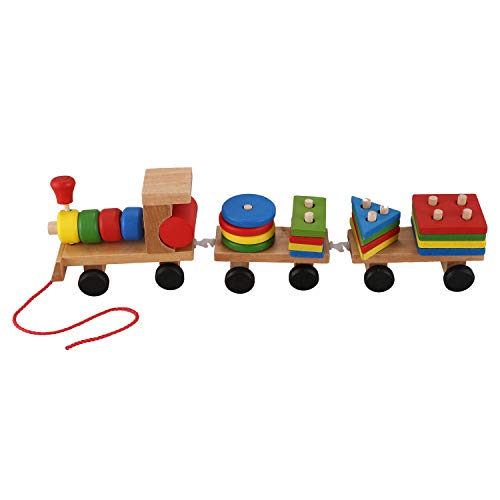 Malloy Baby Wooden Train Lernspielzeug von Malloy