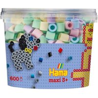 Hama 8544 - DIY Bügelperlen Maxi 3+, Pastellmix mit 5 Farben, Dose, 600 Stück Hama 8544 - DIY Bügelperlen Maxi 3+, Pastellmix mit 5 Farben, Dose, 600 Stück von Malte Haaning Plastic A/S, Dänemark