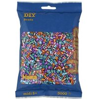 Hama Bügelperlen gestreift 6 Versionen 3000 Stück Beutel Hama Bügelperlen gestreift 6 Versionen 3000 Stück Beutel von Dan Import