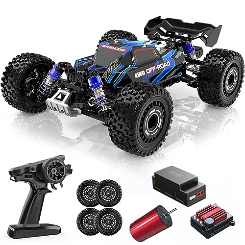 ManHaBough RC Car 16207 mit 3S Batterie 1/16 RTR Brushless RC Cars, 62KM/H Fast RC Truck, 4WD All-Road Remote Control Cars für Erwachsene, Electric Powered Hobby RC Buggy Gift for Boy von ManHaBough