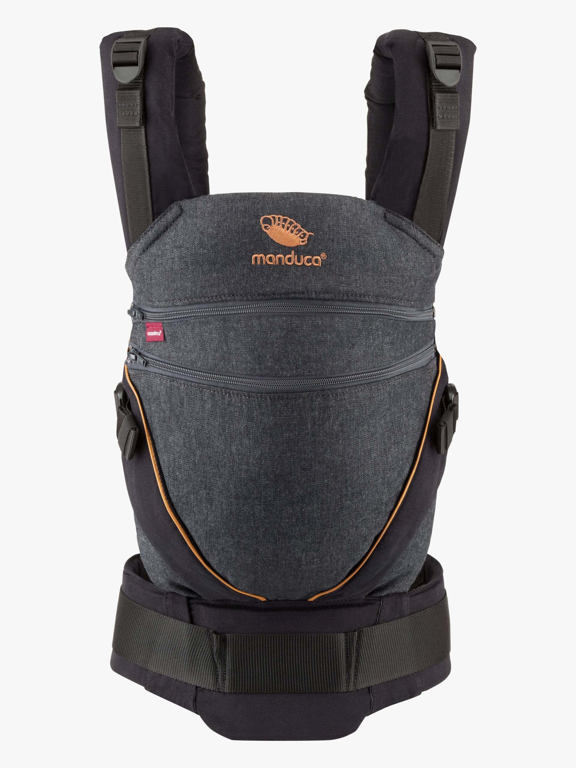 Manduca XT Cotton Babytrage, Denimblack-Toffee Manduca XT Cotton Babytrage, Denimblack-Toffee von Manduca