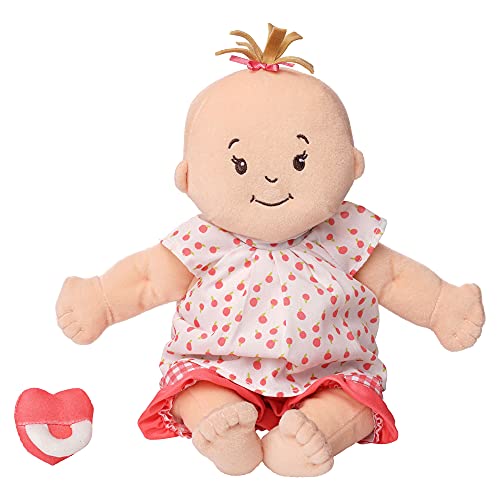 Manhattan Toy Baby Stella Pfirsich mit hellbraunem Haar Weiche erste Babypuppe ab 1 Jahr, 38,1 cm von Manhattan Toy