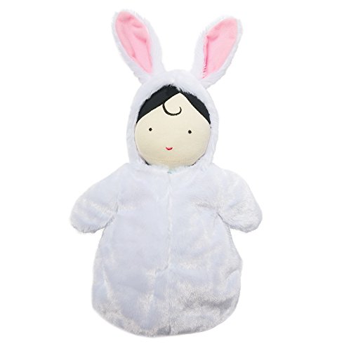 Manhattan Toy 153560 Snuggle Doll Bunny Kuschelige Baby-Puppe und Schlafsack mit Kapuze von Manhattan Toy