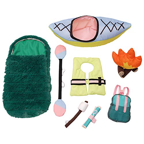 Manhattan Toy 161020 Collection Happy Camper 8-teiliges Babypuppen-Camping-Spielset für 30,48 cm und 38,1 cm Stella-Puppen, Mehrfarbig von Manhattan Toy