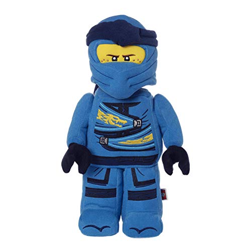 Manhattan Toy 335550 Jay Ninja Krieger Lego NINJAGO Plüsch Charakter, Multicolour, 33.02cm von Manhattan Toy