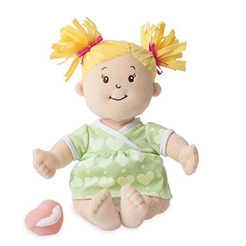 Manhattan Toy Baby Stella Blondes weiches erstes Babypuppe für Alter ab 1 Jahr, 38.1cm von Manhattan Toy