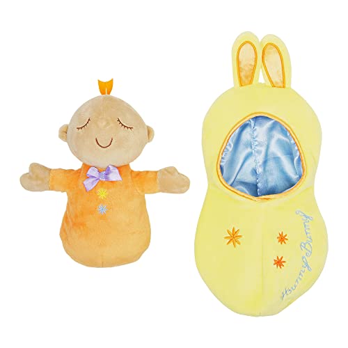 Manhattan Toy Snuggle Pod Hunny Bunny Beige First Baby Doll with Cozy Sleep Sack for Ages 6 Months and Up von Manhattan Toy