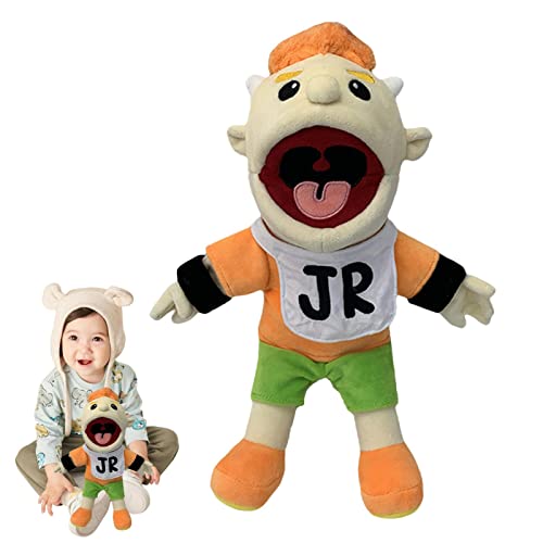 Jeffy Puppet Plush Toy Doll - Jeffy puppet soft plush toy,play house hand puppet,Mischievous Funny Puppets Toy With Working Mouth,Hand Puppet for Play House Gift for Birthday Christmas Halloween Party von Manolyee