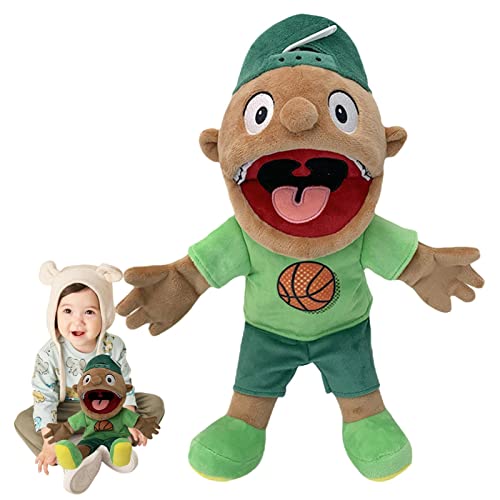 Jeffy Puppet Plush Toy Doll - Jeffy Puppet Soft Plush Toy, House Hand Puppet,Mischievous Funny Puppets Toy with Working Mouth,Hand Puppet for House for Halloween von Manolyee