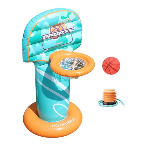 Manolyee Basketballbad Spielzeug, Pool Basketball Hoop - Blocken Sie das Bodenziel | Swimmingpool -passendes Spielzeug, multifunktionales Indoor -Basketball -Accessoire für Familie und Freunde von Manolyee