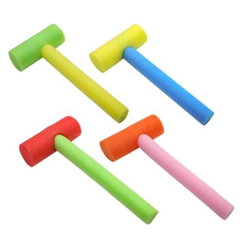 Manolyee Kinder Hammer Spielzeug - Hammerspiele | 4-teiliges Schaumstoff Lernspiel Bunt Für Junge Mädchen Feinmotorik Indoor Spielzimmer Kindergarten Manolyee Kinder Hammer Spielzeug - Hammerspiele | 4-teiliges Schaumstoff Lernspiel Bunt Für Junge Mädchen Feinmotorik Indoor Spielzimmer Kindergarten von Manolyee