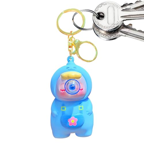 Manolyee Squeeze Cartoon Spielzeug, Cartoon Charakter Fidget Squeeze Toys in Silikon, Übung Finger Geschicklichkeit Frauen Männer Sensorisches Spielzeug für Tragetasche, Schultasche, Rucksack von Manolyee