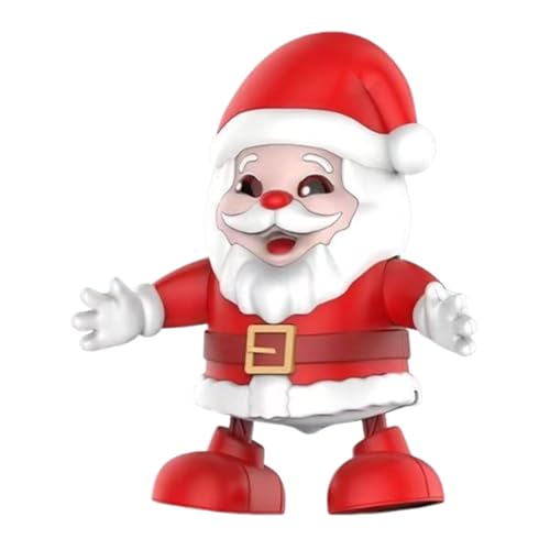 Tanzendes Weihnachtsspielzeug | 20 cm animiertes Weihnachtsspielzeug | Beleuchtete Festliche Puppe für Spiele, Zuhause, Partys, Feste, Indoor, Familientisch, Feiertage | Für und Mädchen Tanzendes Weihnachtsspielzeug | 20 cm animiertes Weihnachtsspielzeug | Beleuchtete Festliche Puppe für Spiele, Zuhause, Partys, Feste, Indoor, Familientisch, Feiertage | Für und Mädchen von Manolyee