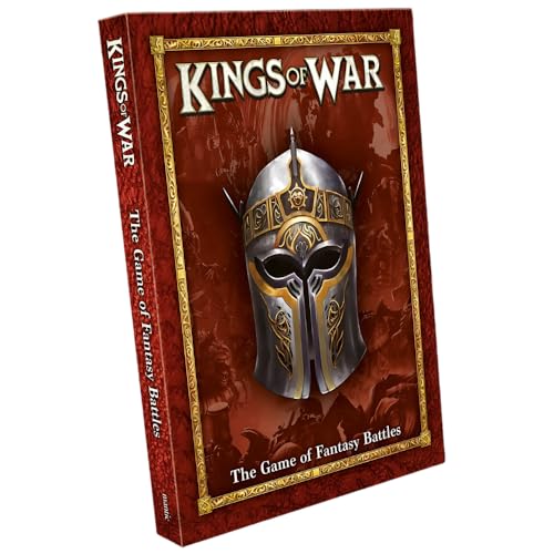 Mantic Kings of War Regelbuch 3. Auflage (2022), Rot, Größe L von mantic