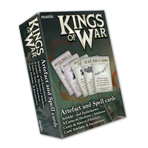 Kings of War Zauber- und Artefaktkarten (2022) von mantic