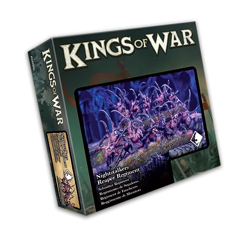 Mantic Entertainment. Kings of War Nightstalker Reaper/Peiniger Regiment MGKWNS306 Unmontiert und unlackiert von mantic