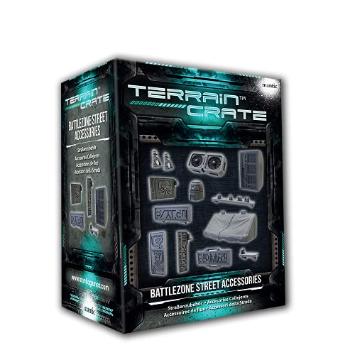 Mantic Games Terrain Crate: Battlezones Street Accessories von Mantic