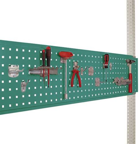 Manuflex AS1702.0001 Werkzeug-Lochplatte für PACKPOOL, Nutzhöhe = 300 mm. Für Tischbreite 1500mm von Manuflex