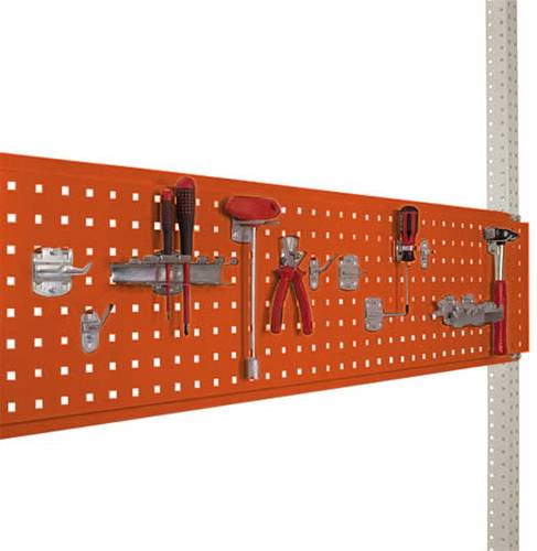 Manuflex AS1702.2001 Werkzeug-Lochplatte für PACKPOOL, Nutzhöhe = 300 mm. Für Tischbreite 1500mm von Manuflex