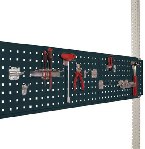 Manuflex AS1702.7016 Werkzeug-Lochplatte für PACKPOOL, Nutzhöhe = 300 mm. Für Tischbreite 1500mm von Manuflex