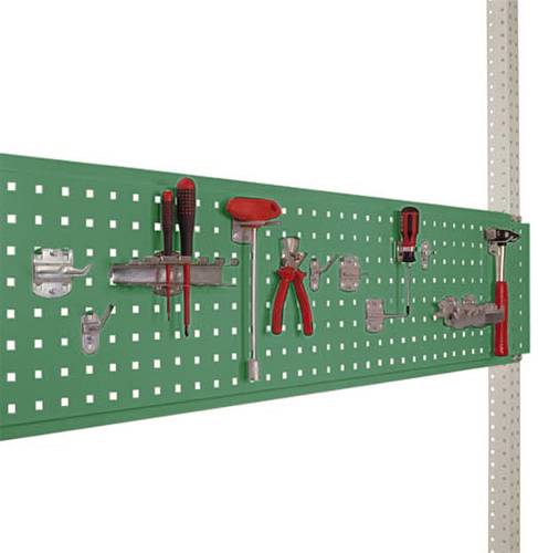 Manuflex AS1703.6011 Werkzeug-Lochplatte für PACKPOOL, Nutzhöhe = 300 mm. Für Tischbreite 1750mm von Manuflex