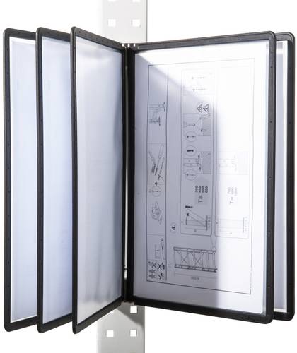 Manuflex ZB4792 Magnetisches Dokumenten-Träger-System für DIN A4 Hochformat für UNIVERSAL, PROFI von Manuflex