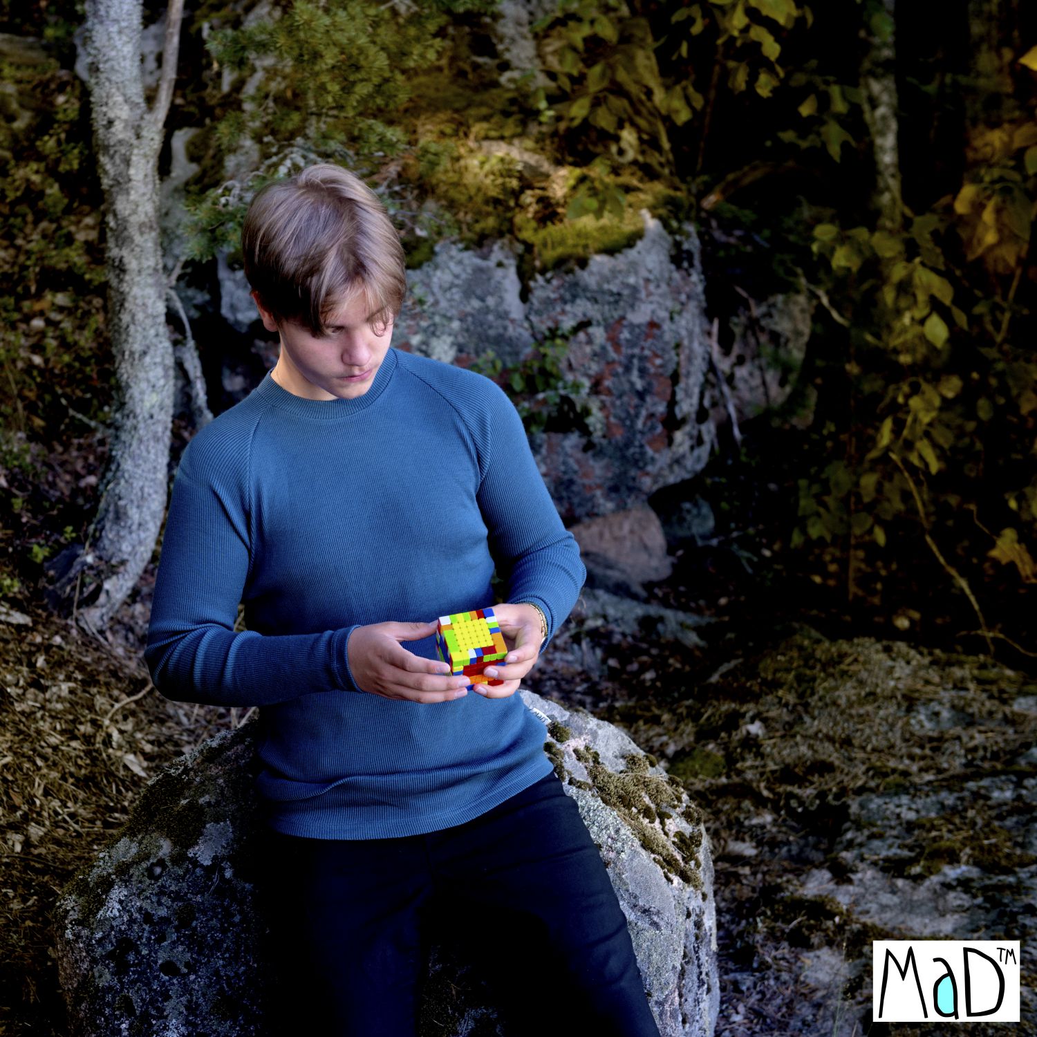 MaD Thermal Shirt - Cosmos Blue M MaD Thermal Shirt - Cosmos Blue M von ManyMonths