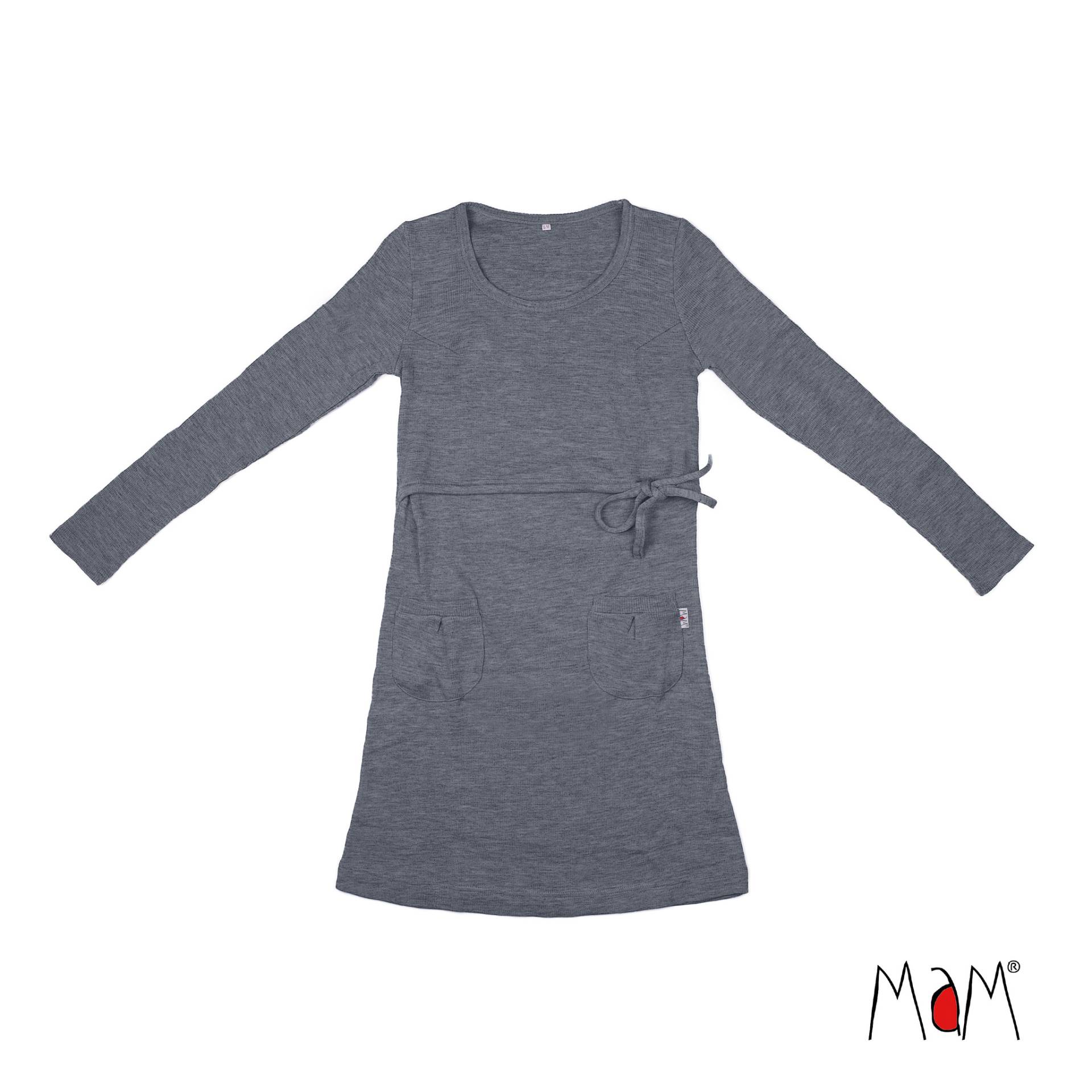 MaM Motherhood Tunika aus Wolle - Platinum Grey L / XL MaM Motherhood Tunika aus Wolle - Platinum Grey L / XL von ManyMonths