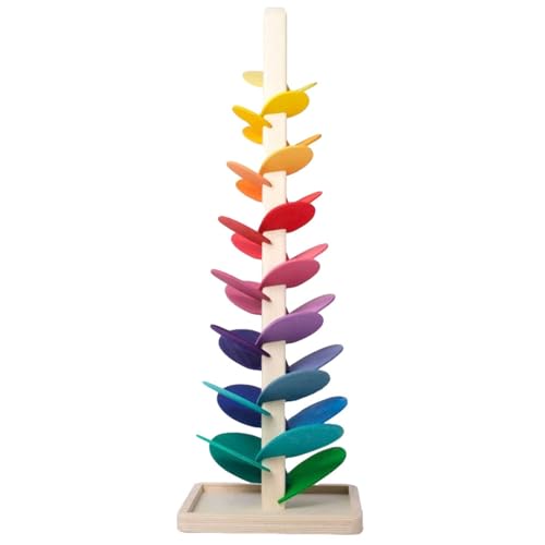 Maodom Holz Kugelbahn Klangbaum Lernspielzeug Klang Murmelbahn Regenbogen Für Kinder,Motorikspiel Für Kinder Maodom Holz Kugelbahn Klangbaum Lernspielzeug Klang Murmelbahn Regenbogen Für Kinder,Motorikspiel Für Kinder von Maodom