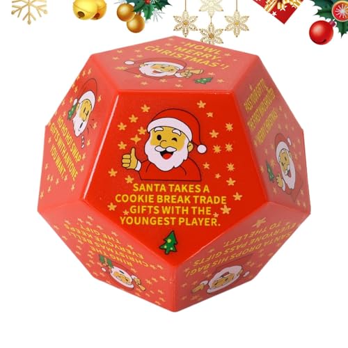 Maodom Christmas Exchange Würfelspiel - Lustiges Geschenke Tausch Partyspiel Würfel - Rollenspiel Santa Vergnüglich für Geburtstag Festtage Winter Familienabend Strumpf Füller Maodom Christmas Exchange Würfelspiel - Lustiges Geschenke Tausch Partyspiel Würfel - Rollenspiel Santa Vergnüglich für Geburtstag Festtage Winter Familienabend Strumpf Füller von Maodom