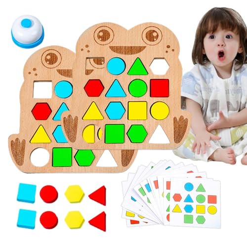 Maodom Holzform -Rätsel, Formpuzzletafel,Cartoon Tierdesign Holzhirn Teaser Spielzeug | Bildungslernspielzeug für Kinder im Alter von 3+ Vorschule von Maodom