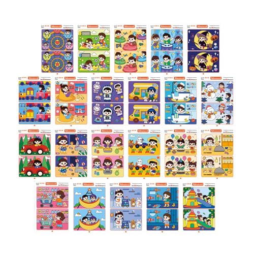 Maodom Kinder Memory Spiel - Unterschiedliche Karten Finden | Konzentrationstraining Mit Interaktivem Suchspiel Unterschiede Entdecken Für Und Mädchen Maodom Kinder Memory Spiel - Unterschiedliche Karten Finden | Konzentrationstraining Mit Interaktivem Suchspiel Unterschiede Entdecken Für Und Mädchen von Maodom