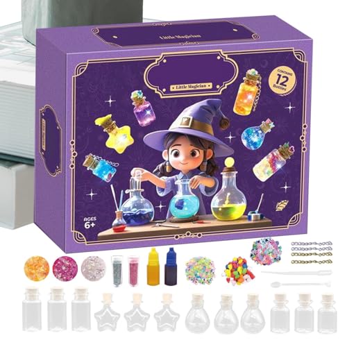 Maodom Kinder Zaubertränke-Set, Magisches Bastelset mit Fläschchen, Interaktive Partydekoration Für Halloween Weihnachten Indoor Zuhause Kleinkinder Mädchen Maodom Kinder Zaubertränke-Set, Magisches Bastelset mit Fläschchen, Interaktive Partydekoration Für Halloween Weihnachten Indoor Zuhause Kleinkinder Mädchen von Maodom