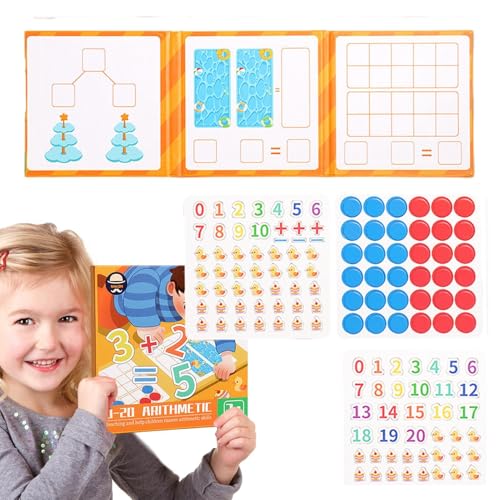 Maodom Mathe-Spielzeug, Zählspielzeug für Kleinkinder, Bunte Additions- und Subtraktions-Lernspiele, Math Manipulatives Kindergarten-Lehrmittel, Zahlenzählspiele für die frühe Bildung von Maodom