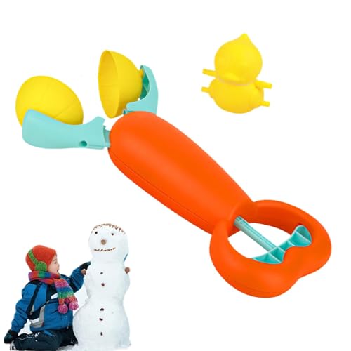 Maodom Schneeball-Maker, Schneeball-Clip, Fun Snow Tools Ballformer, Outdoor-Aktivitäten, Familienspiele, Schneekampfspiel, Strandspielzeug für unterwegs von Maodom