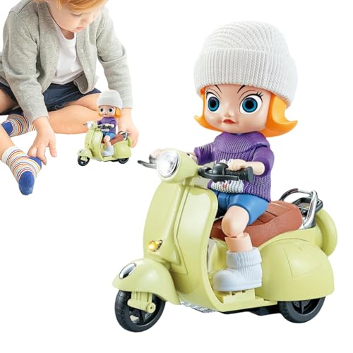 Maodom Spielzeugmotorrad für Kinder,Elektromotorrad für Kinder,Cartoon-Schaf-Elektro-Stunt-Motorrad, treibendes Motorrad - Kreatives elektrisches Motorrad, elektrisches Motorradspielzeug für Kinder von Maodom