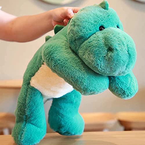 Maomoto Weighted Dinosaur Plush Throw Pillowd, Super Soft 50cm Anxiety Dinosaur Stuffed Animals Plush, Furry Dinosaur Hugging Pillow Cute Plush Toy Gift for Boys Girls Kids Adults von Maomoto