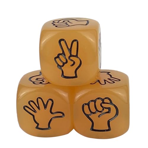 10 Teile/Satz Party Brettspiel Requisiten Finger Ratespiel Würfel Würfel 20mm Party Siebe Party Requisiten Party Spiel Würfel Tabelle Brettspiel Würfel von Maouira