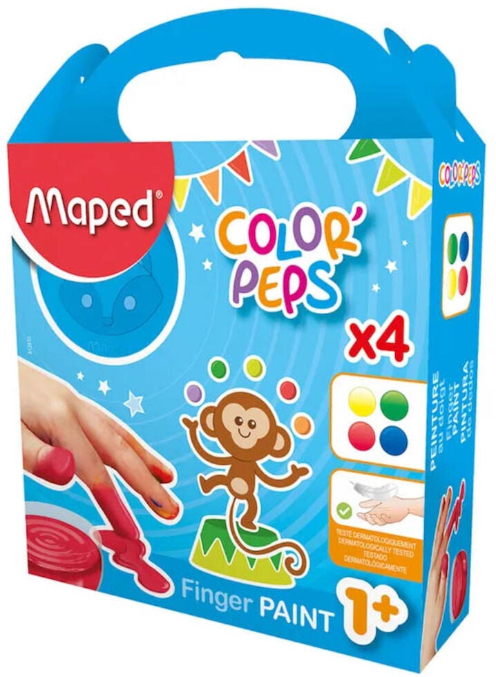 Maped Fingerfarbe 4 Farben von Maped