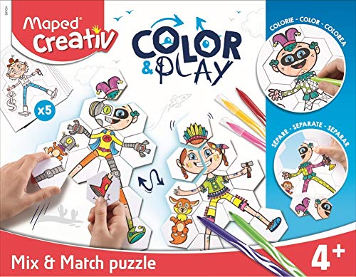 Maped - ausmalbares Puzzle COLOR & PLAY von Maped