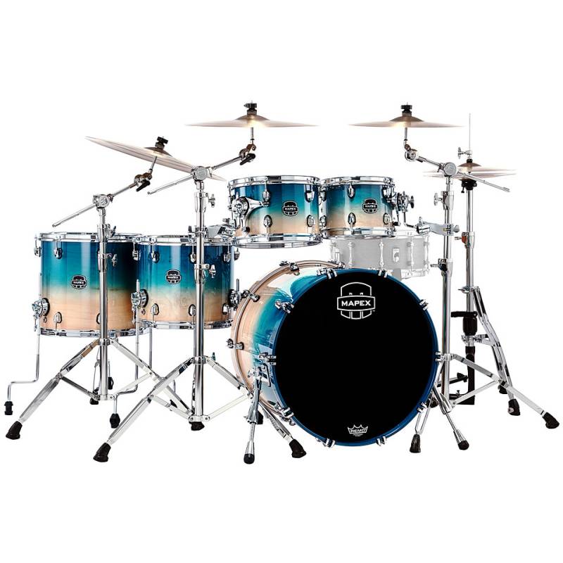 Mapex Saturn 22" Aqua Fade Studioease Shell Pack Schlagzeug von Mapex