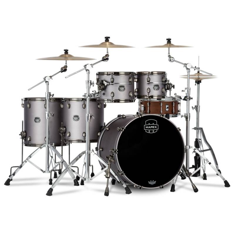 Mapex Saturn Evolution 22" Gun Metal Grey Studioease Shell Set von Mapex